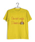 Dogs I'M NOT SINGLE. I HAVE A DOG Aaramkhor Specials Casual Graphic Printed T-Shirt for Men